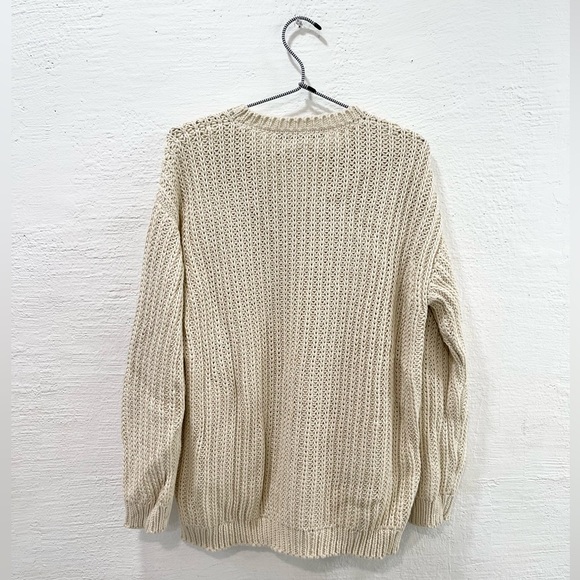 Jenni Kayne Cotton Cabin Sweater Cream - Picture 5 of 6